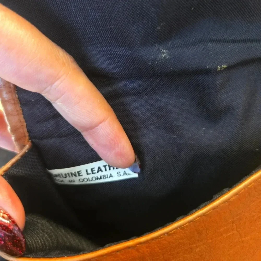 Genuine Leather crossbody purse